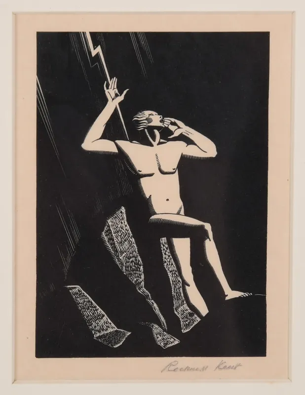 Rockwell Kent (American, 1882-1971), "Prometheus," 1931 from auction in Pineville, Pennsylvania — image 23