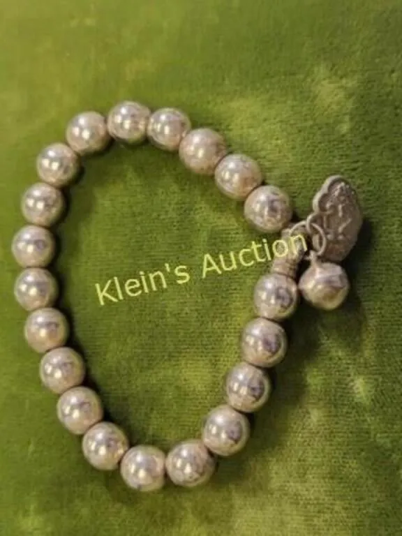 silver Beaded Oriental Bracelet from auction in wilmington , North Carolina — image 41