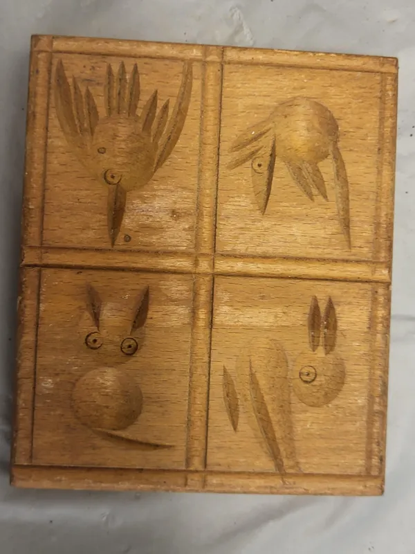 vtg springerle cookie mold board w/ label from auction in wilmington , North Carolina — image 44