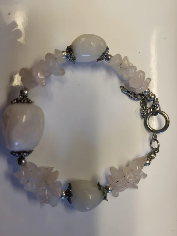 Rose Quartz Gemstone Bracelet            from auction in wilmington , North Carolina — image 27