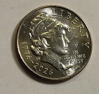 rare 2026 emerging liberty dime coin AU-BU? from auction in wilmington , North Carolina — image 2