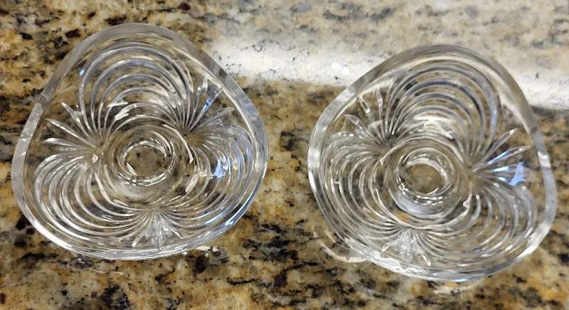 vtg royal crystal Italian aurea glass candlesticks from auction in wilmington , North Carolina — image 17