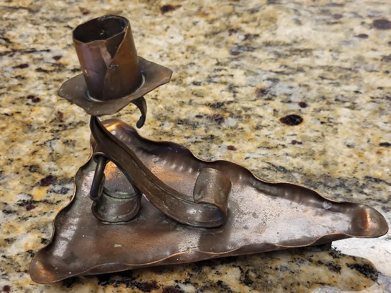art & crafts copper candle holder Vermont copper crafters from auction in wilmington , North Carolina — image 31