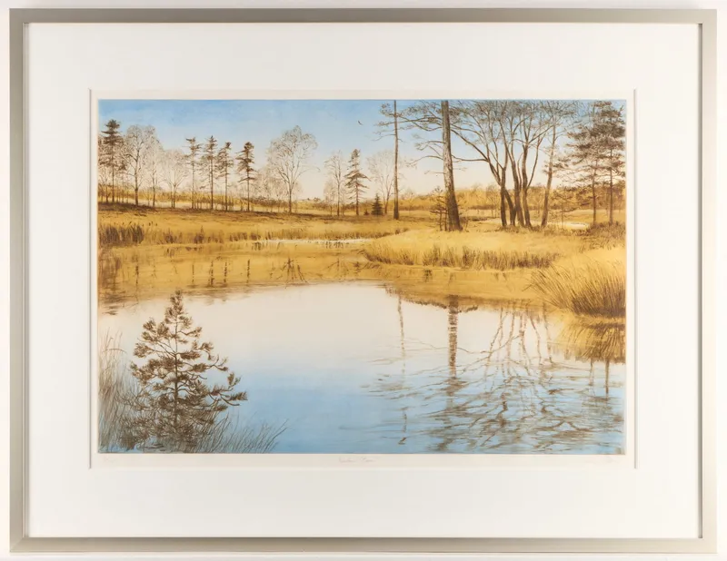 Harvey Kidder "Meadow Stream" Intaglio Print from auction in Saint Paul, Minnesota — image 21
