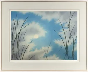 Suezan Aikins Landscape Woodblock Print