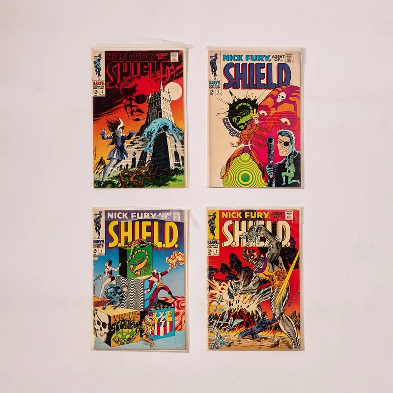 4 Marvel "Nick Fury, Agent of Shield" Comics from auction in Saint Paul, Minnesota — image 3