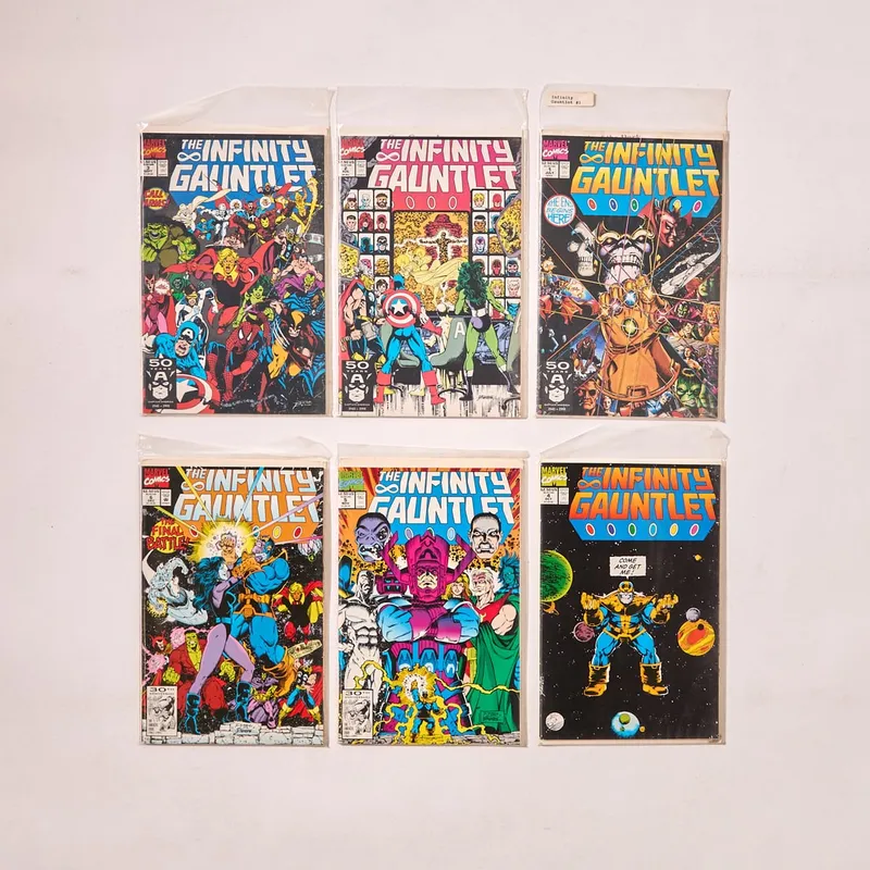 6 Marvel "Infinity Gauntlet" Comics - Complete Run from auction in Saint Paul, Minnesota — image 29