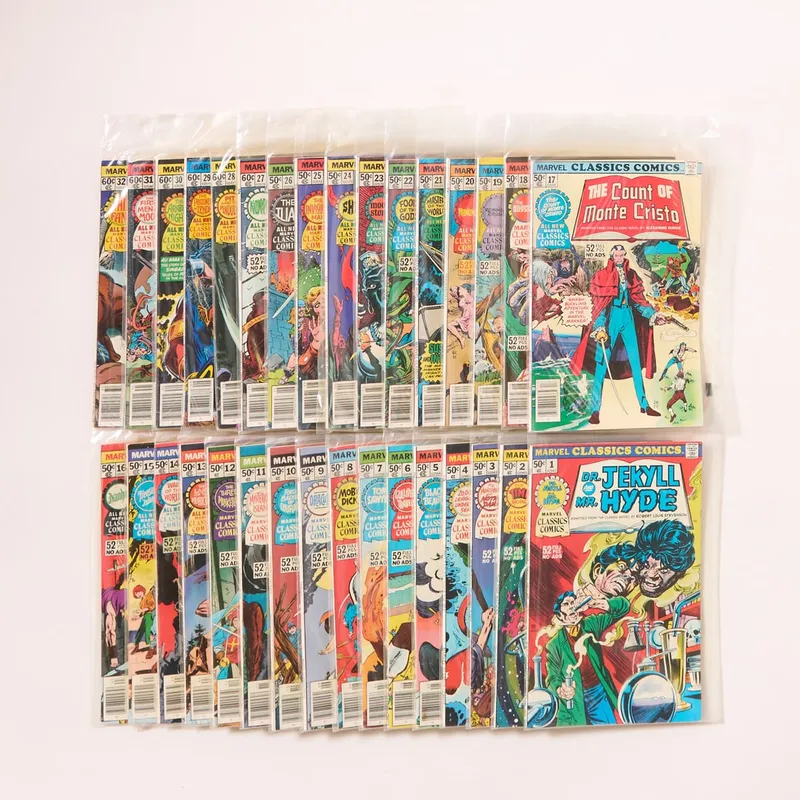 32 Marvel "Marvel Classics Comics" Comics No. 1-32 from auction in Saint Paul, Minnesota — image 25