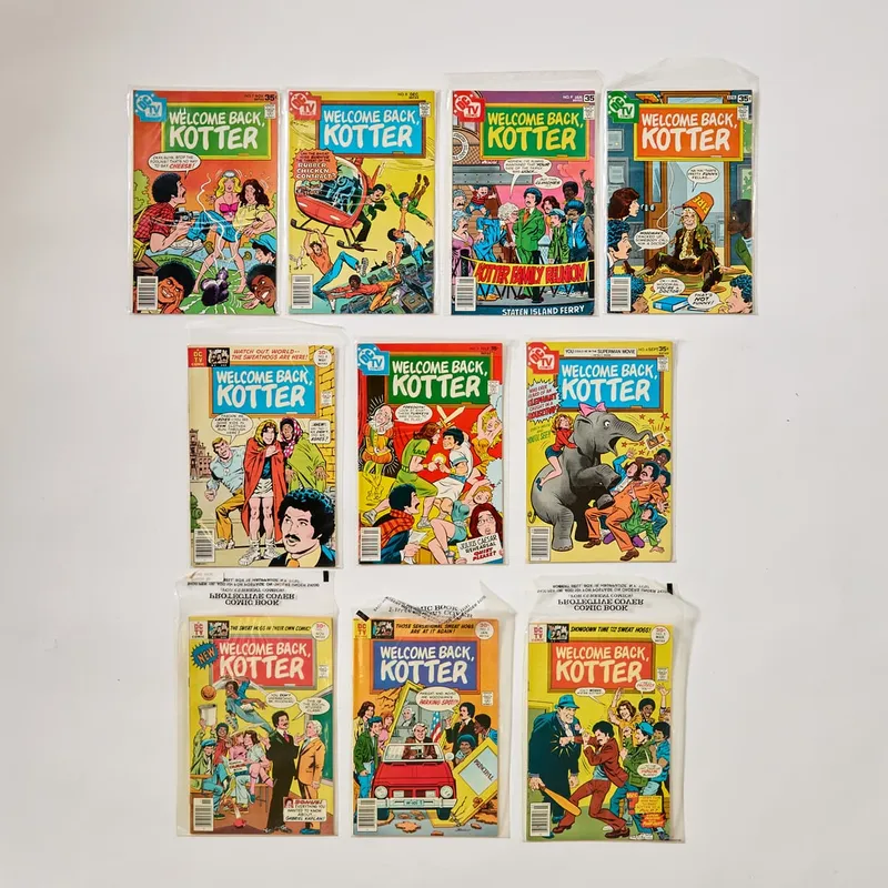 Set 10 DC "Welcome Back, Kotter" Comics No. 1-10 from auction in Saint Paul, Minnesota — image 47