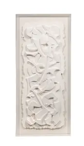 Robert Sanabria (American, 20th Century) 'Steele IV' Cast Paper Relief