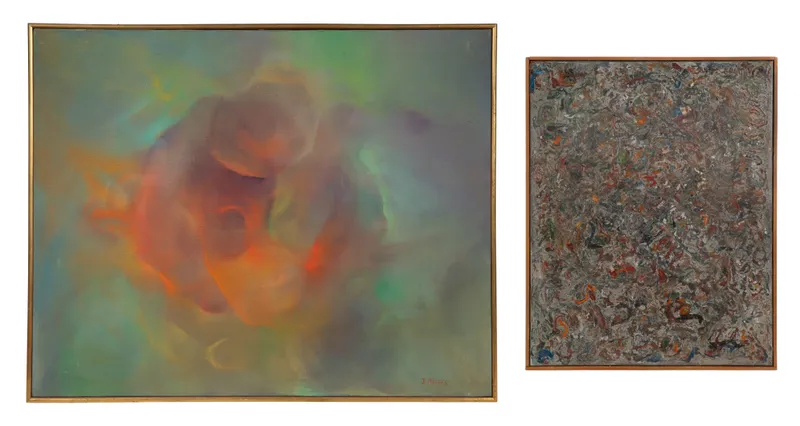 J. Motley (American, 20th Century) Oil on Canvas from auction in Addison, Illinois — image 42