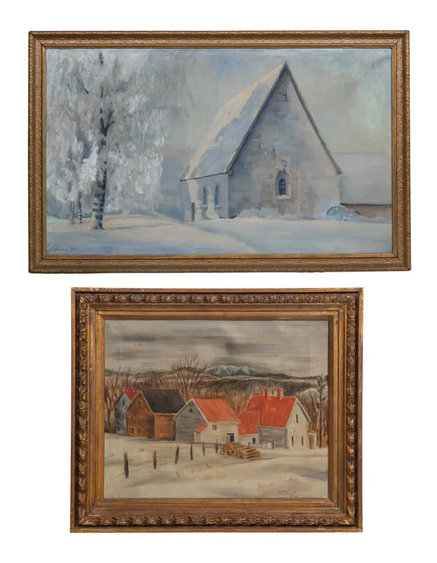 H. Turnberg (American, 20th Century) Oil on Canvas from auction in Addison, Illinois — image 48