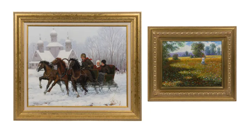 John Grod (American, 20th Century) Oil on Canvas from auction in Addison, Illinois — image 15