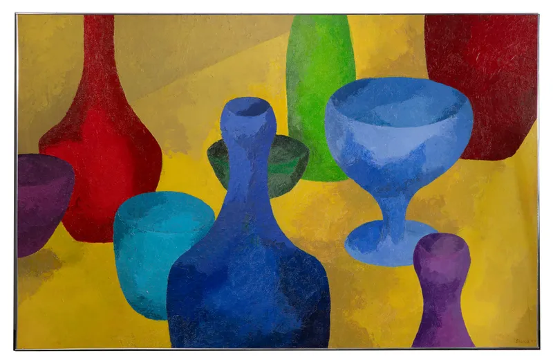 Patricia 'Diacca' Topp (American, 20th Century) Acrylic on Canvas from auction in Addison, Illinois — image 8