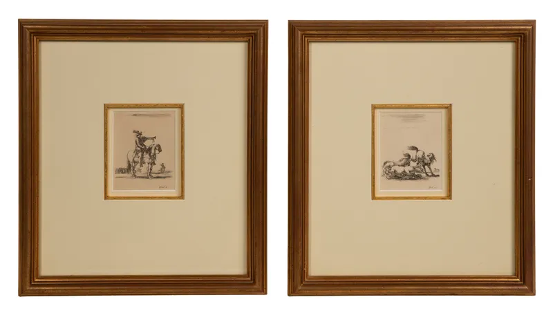 After Stefano Della Bella (Italian, 1610-1664) Etchings from auction in Addison, Illinois — image 32