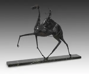 Donna Marihart (American, 1932-2004) Camel Mixed Metal Sculpture