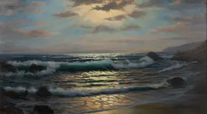 Henry Vander Velde (American, 1913-1997) Oil on Panel