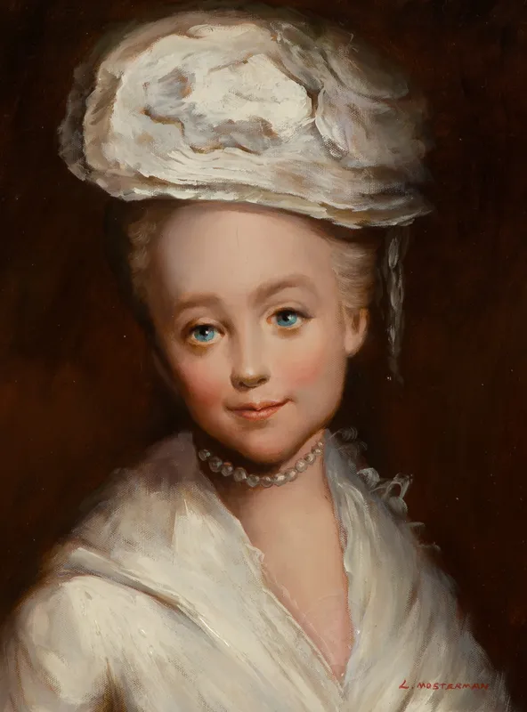L. Mosterman (American School, 20th Century) Oil on Canvas from auction in Addison, Illinois — image 13