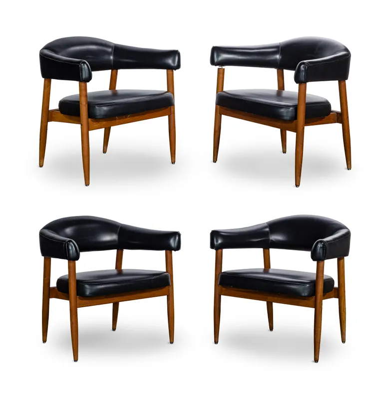 Mid-Century Modern Style Armchair Collection from auction in Addison, Illinois — image 3