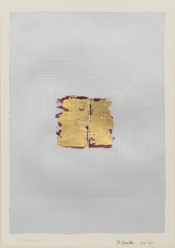 Jose Ygnacio Bermudz (Cuban / American, 1922-1988) 'Apollo was a Fool' Mixed Media from auction in Addison, Illinois — image 20