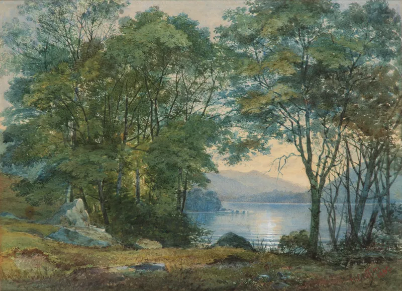 Hector Caffieri (English, 1847-1932) Watercolor from auction in Addison, Illinois — image 38