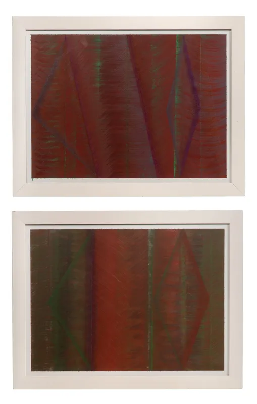 Robin Rose (American, b.1946) Encaustic on Aluminum from auction in Addison, Illinois — image 29