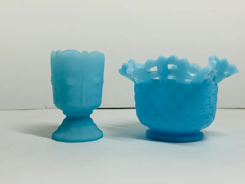 FENTON BLUE GLASS ITEMS, 20TH CENTURY from auction in BETHESDA, Ohio — image 26
