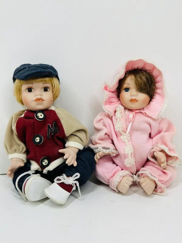 PAIR OF THEMED BISQUE DOLLS from auction in BETHESDA, Ohio — image 21