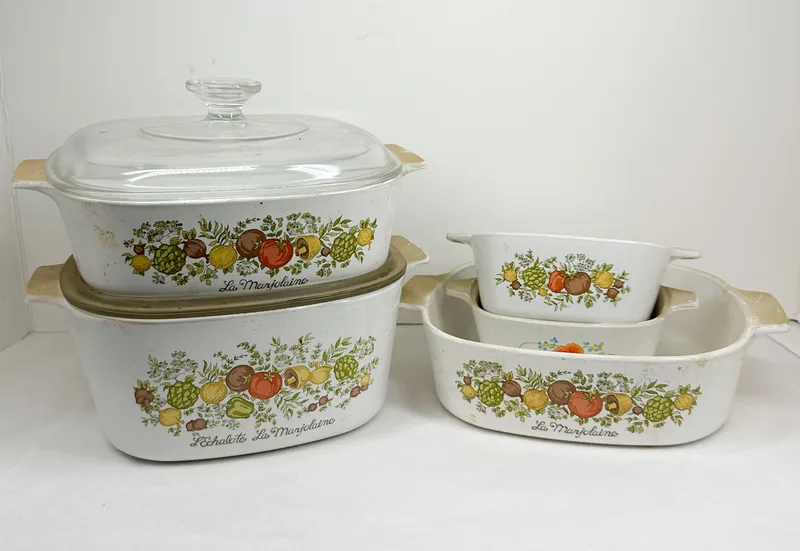 CORNING WARE PYROCERAM BAKING GROUP, 1970S from auction in BETHESDA, Ohio — image 34