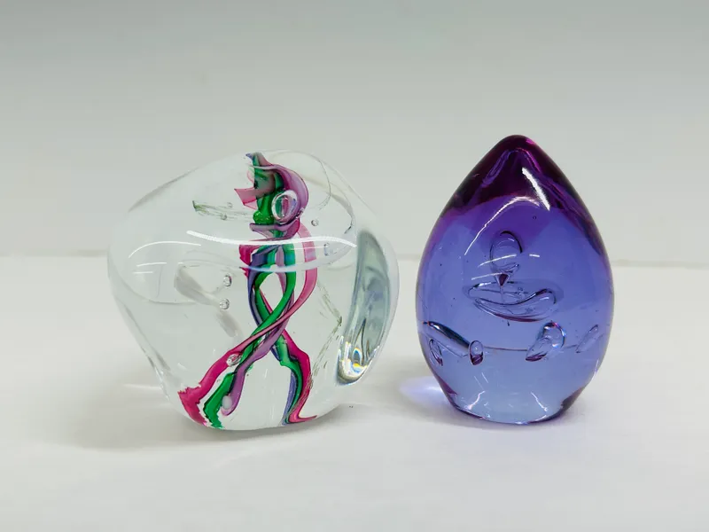 TWO ART GLASS PAPERWEIGHTS from auction in BETHESDA, Ohio — image 25