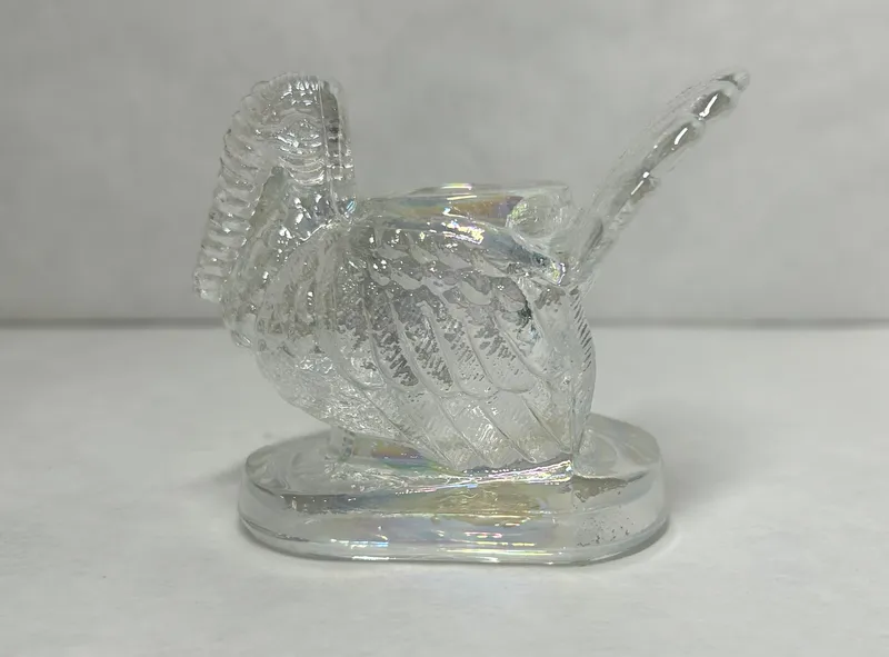 MOSSER IRIDESCENT GLASS TURKEY FIGURINE from auction in BETHESDA, Ohio — image 19
