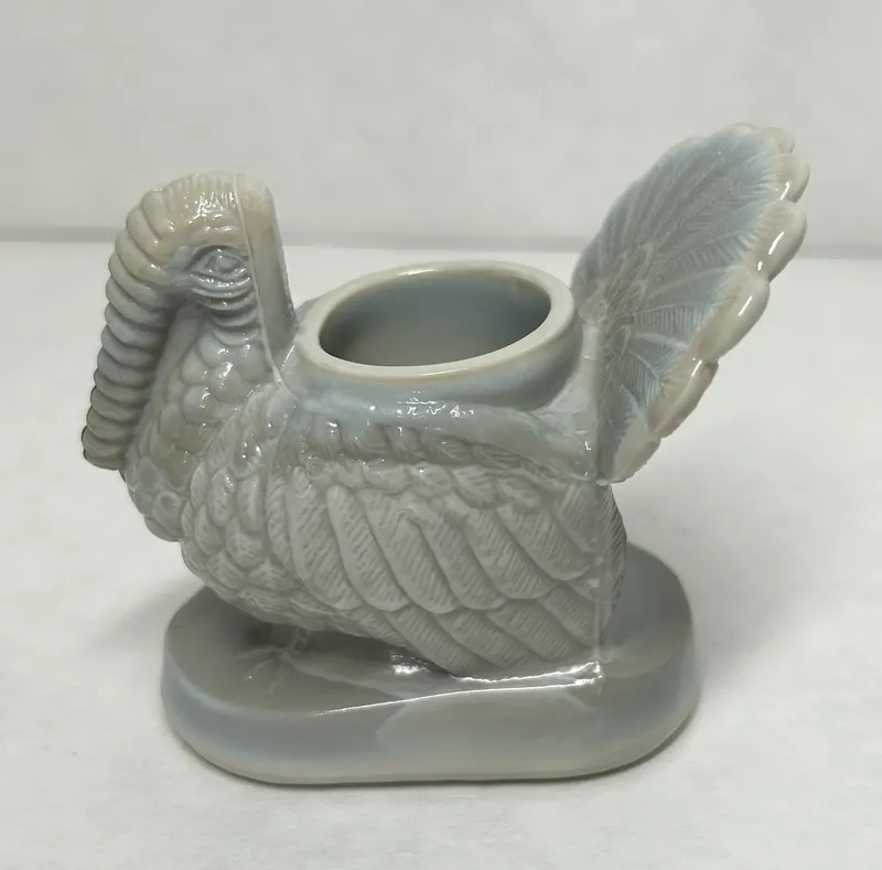 MOSSER TURKEY SLAG GLASS TOOTHPICK HOLDER from auction in BETHESDA, Ohio — image 31