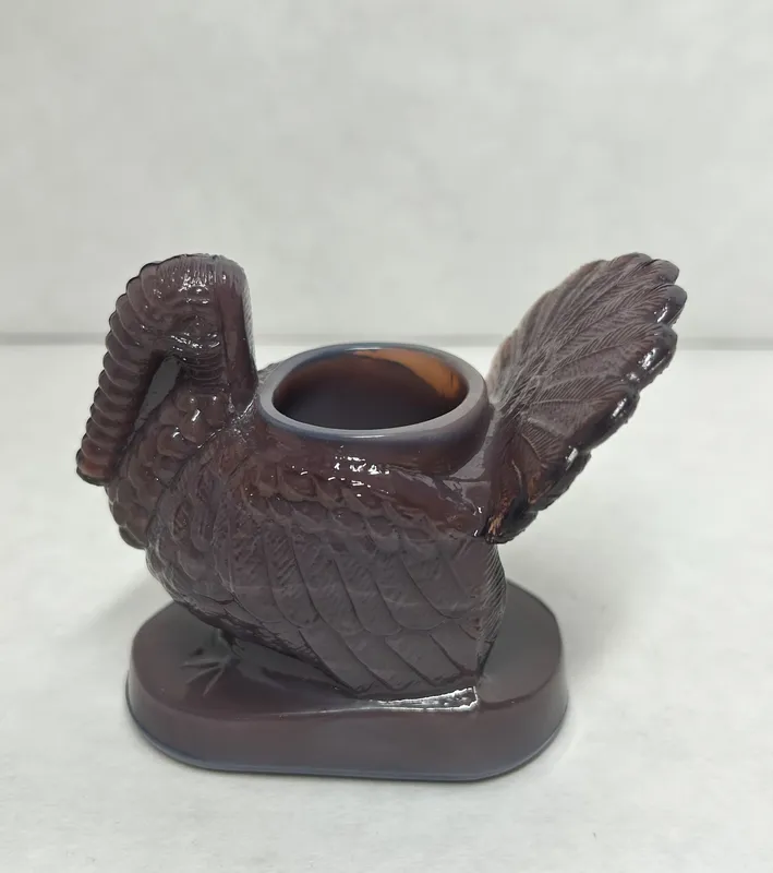 MOSSER PURPLE GLASS TURKEY TOOTHPICK HOLDER from auction in BETHESDA, Ohio — image 32