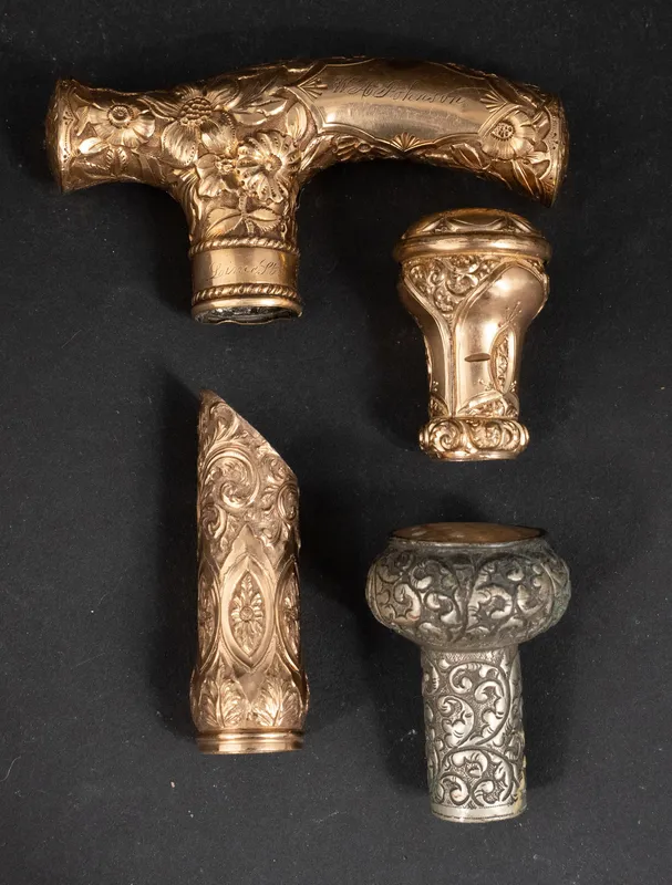 Four Vintage Cane Handles from auction in Bloomfield, New Jersey — image 6