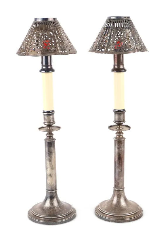 Pair of Gorham Sterling Silver Candlesticks from auction in Bloomfield, New Jersey — image 15