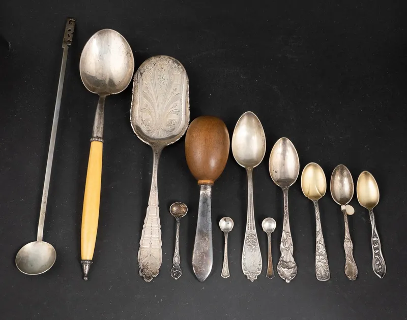 Tiffany Sterling Silver and Wood Darning Egg from auction in Bloomfield, New Jersey — image 20