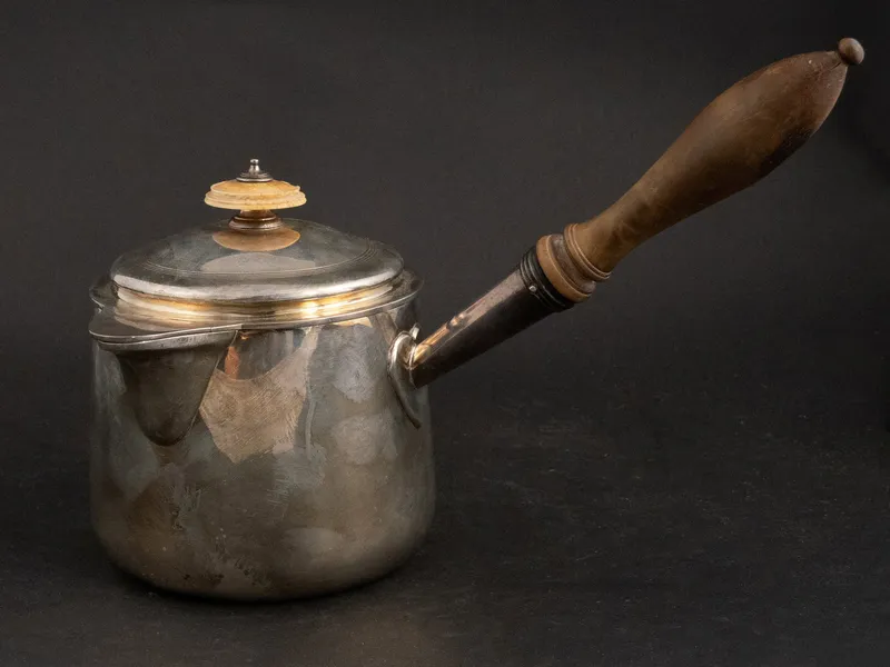 English Silver Handled Brandy Warmer from auction in Bloomfield, New Jersey — image 34