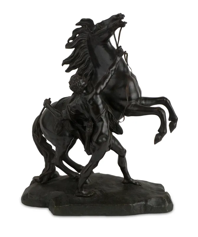 After Guillaume Coustou, French 1677-1746, Horse of Marly, Bronze from auction in Bloomfield, New Jersey — image 42