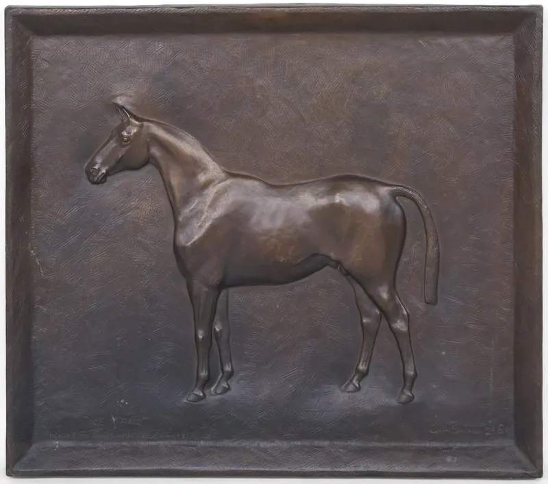 Q.A. Shaw, Plaque of Horse, Bronze from auction in Bloomfield, New Jersey — image 47
