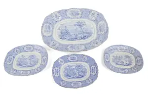 Four Ridgeways "Oriental" Pattern Platters