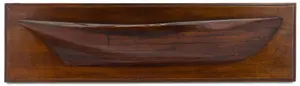 Vintage Half Hull Model of a Boat