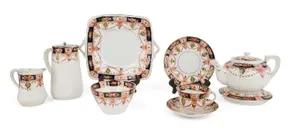 Partial Set of Carlisleware Imari Pattern Dinnerware