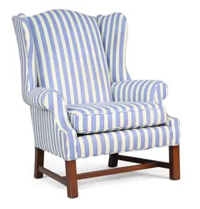George III Style Mahogany Wing Chair