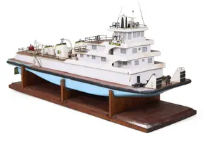 Scale Model of River Towboat "American Beauty"