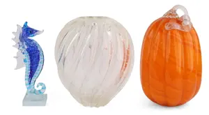 Art Glass Pumpkin