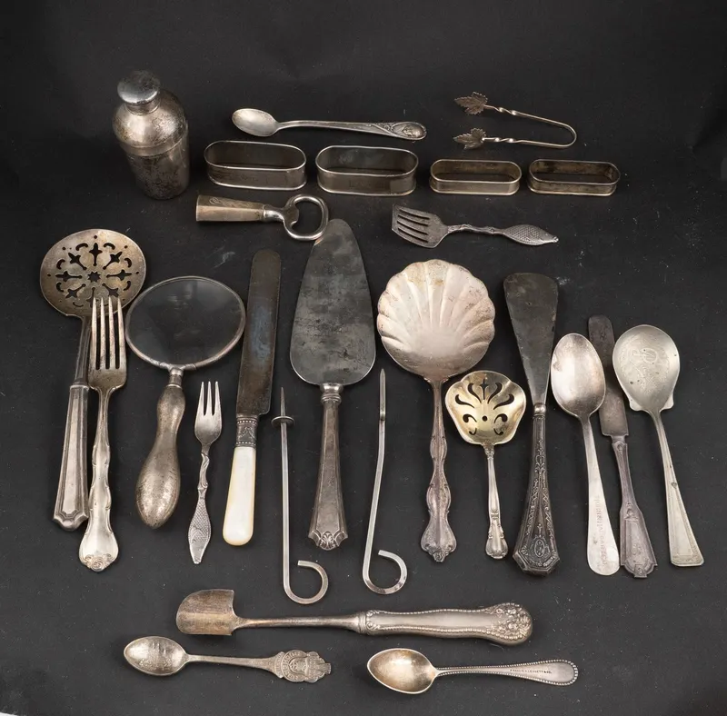 Assorted Sterling Silver Flatware and Wares from auction in Bloomfield, New Jersey — image 10
