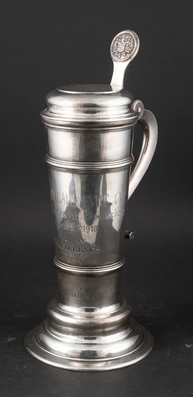 Baltimore Sterling Silver 1913 Hunt Cup Trophy from auction in Bloomfield, New Jersey — image 12