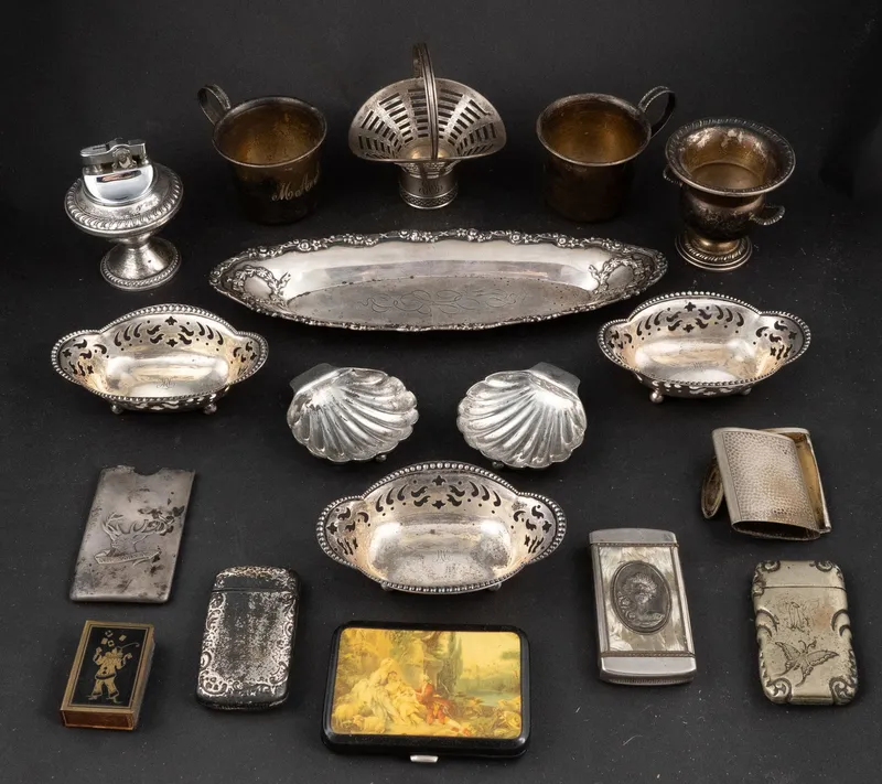 Assorted Sterling Silver House and Smoking Wares from auction in Bloomfield, New Jersey — image 5