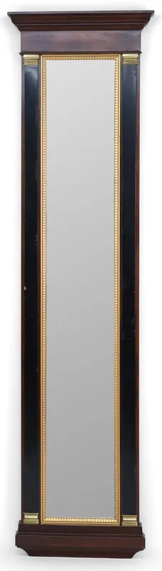 French Empire Style Parcel-Gilt and Brass Mahogany Pier Mirror from auction in Bloomfield, New Jersey — image 48