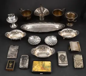 Assorted Sterling Silver House and Smoking Wares